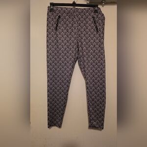 SHEIN Curve Monochrome Geometric Pants